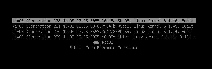 grub generation entries